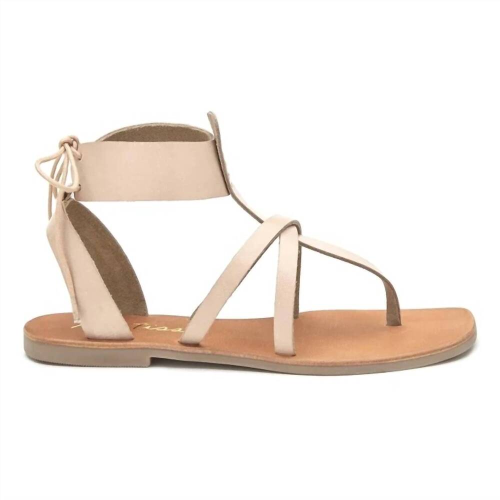 NEW MATISSE women's lay-up sandals in nude